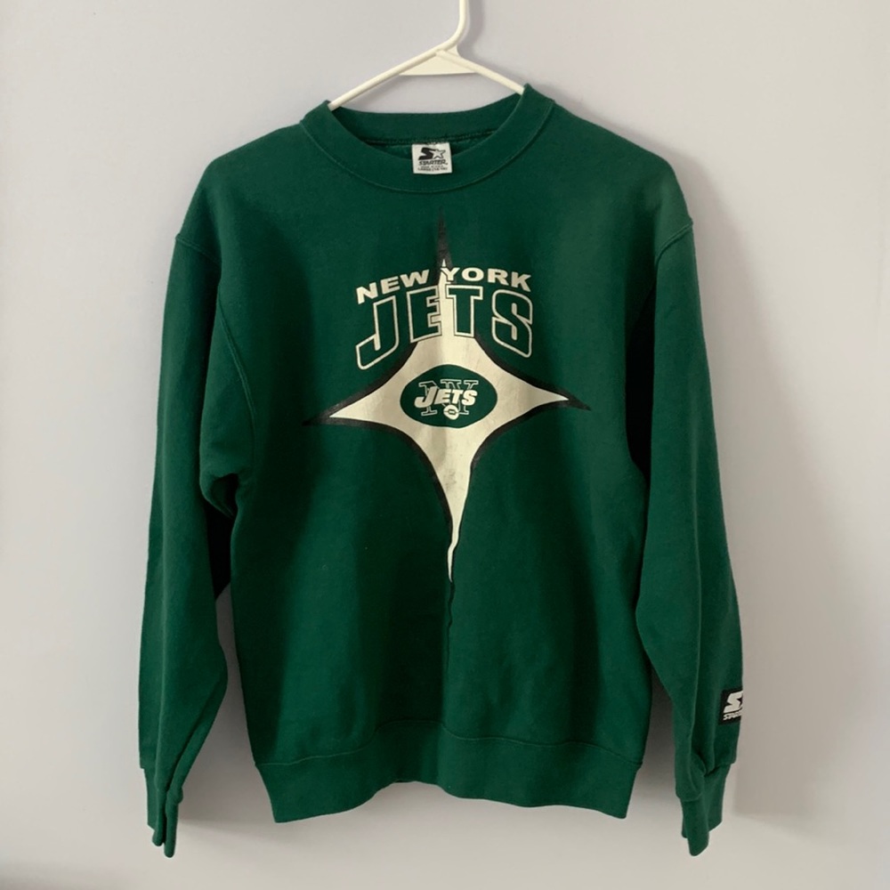 Juniors’ Vintage NY Jets Crewneck